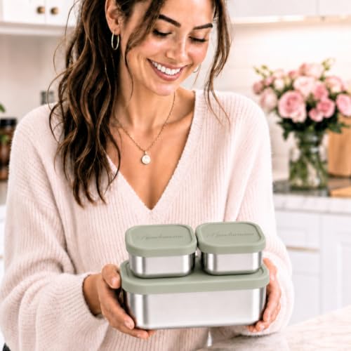 Flexibento Leak Proof 40 OZ Stainless Steel Lunch Box