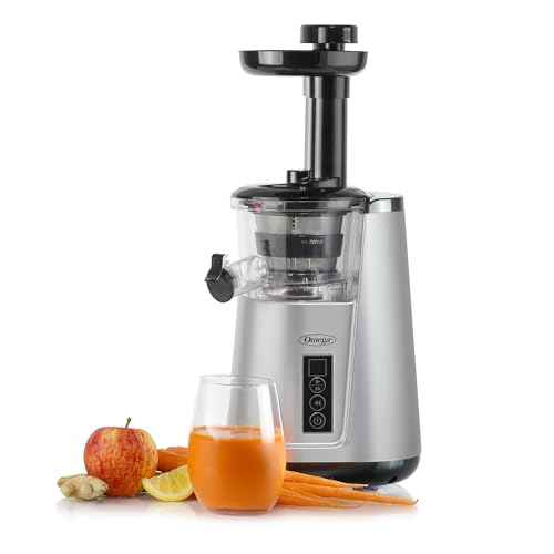 Juicer Cold Press 365 Vertical 65 RPM Slow Masticating Compact Extractor for Fruits and Vegetables with 3 Stage Auger & BPA