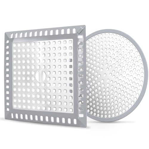 2PCS Shower Drain Hair Catcher