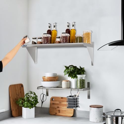 HARDURA Stainless Steel Shelf 18" x 60"