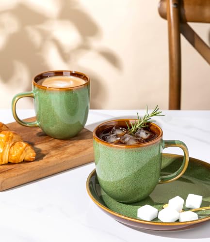 Ceramic Coffee Mugs Set of 6 (6 Count)