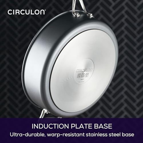 A1 Series Nonstick Induction Sauté Pan with Lid