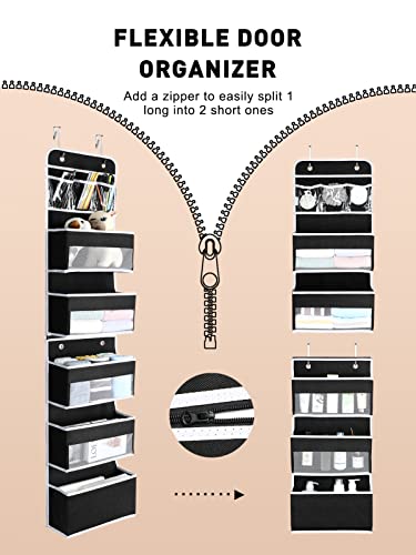 2-in-1 Over The Door Organizer for Nursery Closet Bathroom Dorm