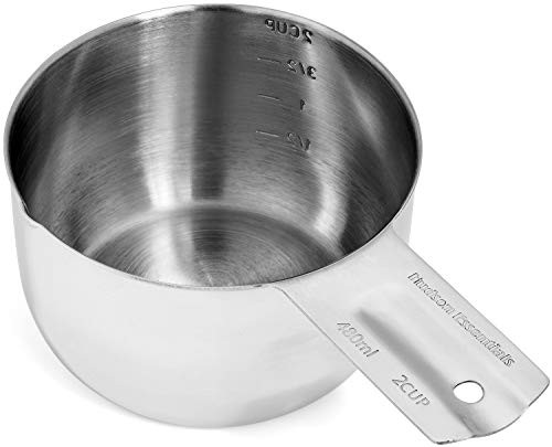Stainless Steel Measuring Cups and Spoons Set