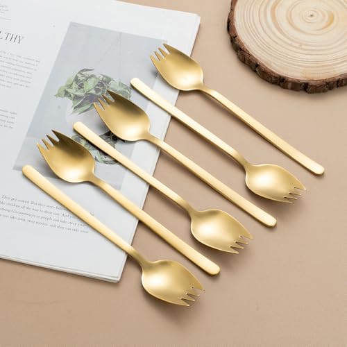 8 Piece Gold Salad Serving Set (8 Count)