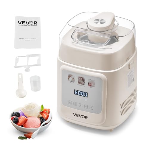 Upright Automatic Ice Cream Maker with Built
