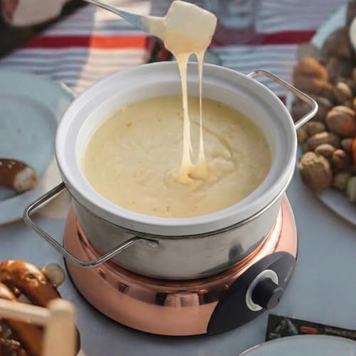 Electric Fondue Pot Set for Cheese