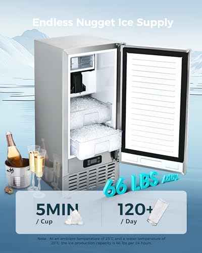 Under Counter Nugget Ice Maker Machine