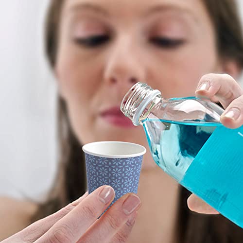300 Pack 5 oz Paper Cups Disposable Bathroom Mouthwash Cups Navy (300 Count)