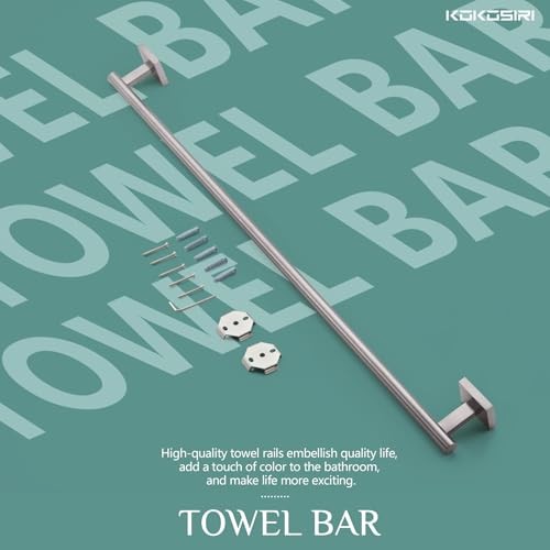 Towel Holder Bathroom Accessory Towel Bar for Bath Kitchen Towels Rail 36 Inch Brushed Nickel Stainless Steel B4005BR