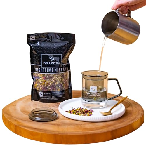 Glass Tea Infuser Mug with Lid