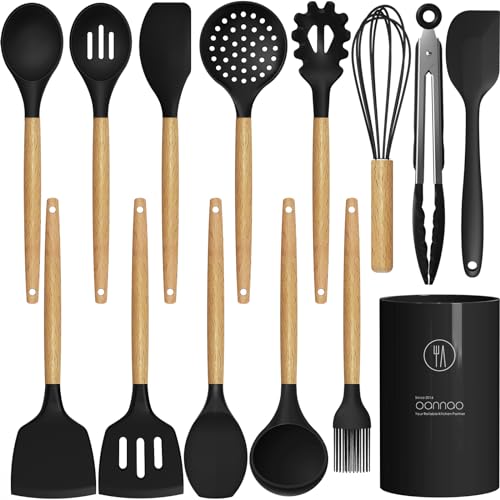 Silicone Cooking Utensils Set Utensil Sets (13 Count)