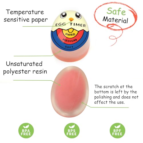 Egg Timer that Goes in Water for Boiling Eggs (2 Count)
