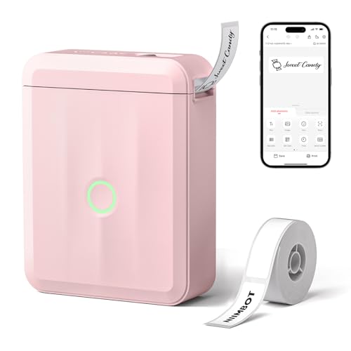 D110 Mini Label Maker Machine with Tape for Home School
