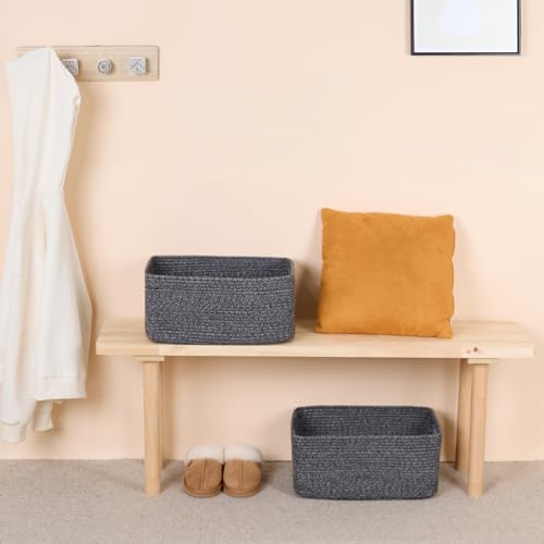 Large Storage Baskets for Shelves (3 Count)