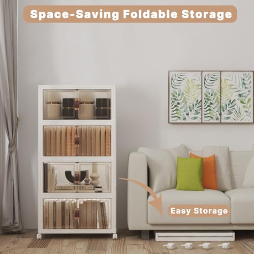 208QT Stackable Storage Bins with Lids (4 Count)