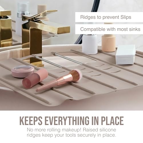 Travel Size Bathroom Sink Cover for Counter Space