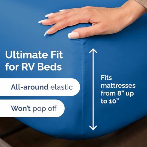 Short Queen Size 4 Piece Bed Sheet Set