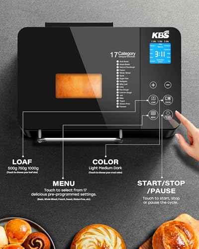 710W 2LB Bread Maker Dual Heaters