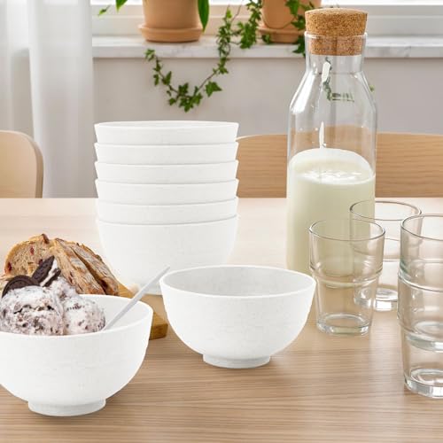 Wheat Straw Snack Bowls 10oz Set of 8