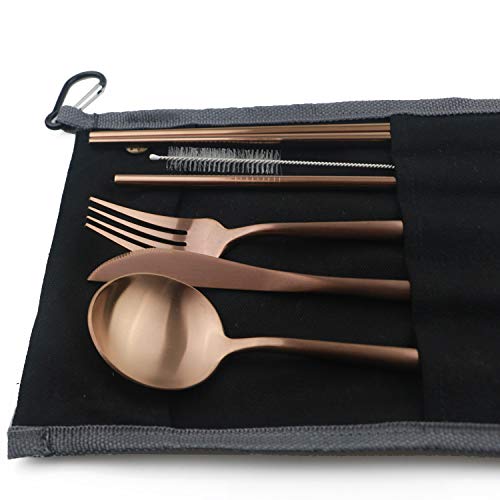 Portable 6 Pieces Flatware Set
