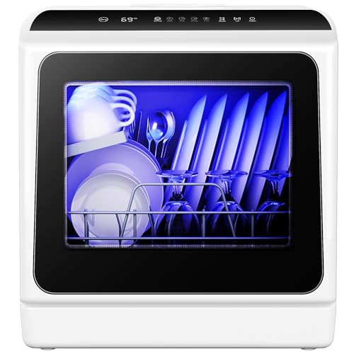 6 Programs Countertop Dishwasher Portable