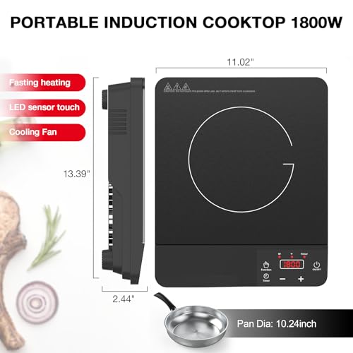 Portable Induction Cooktop 1800W
