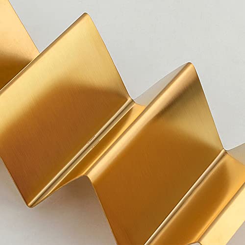 Gold Taco Holder Stand with Handles for Party
