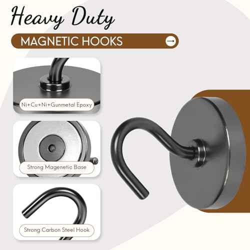 Magnetic Hooks (10 Count)