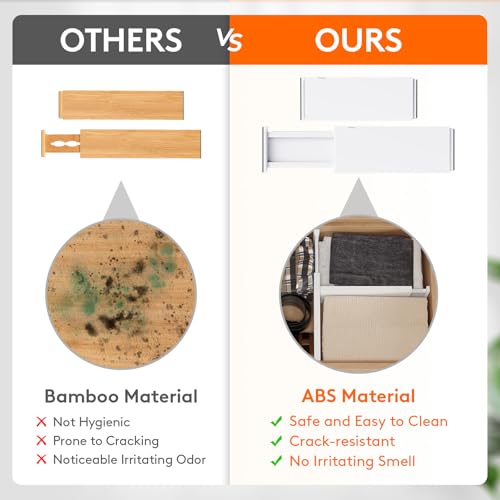 5" Tall Upgrade Drawer Dividers (8 Count)