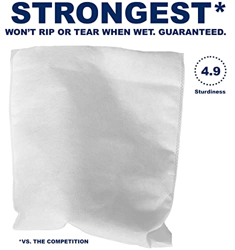 50 Pack) Cold Brew Coffee Filters, 12" x 13", Compatible with Leading Home Cold Brew Makers and Systems (50 Count)