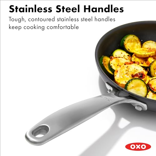 Enhanced 8" and 10" Frying Pan Skillet Set (2 Count)