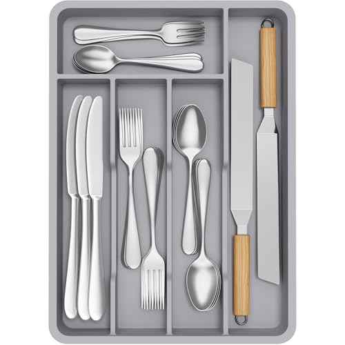 Silverware Drawer Organizer Tray