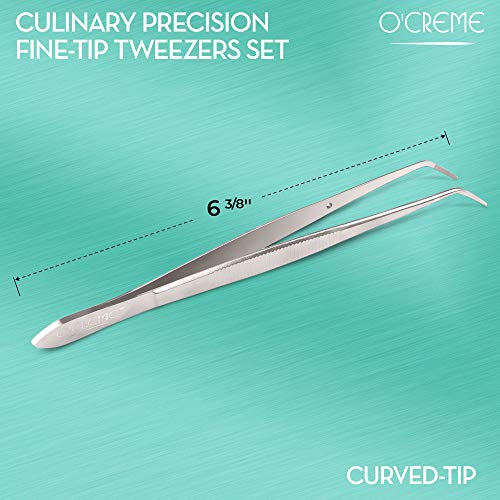 Curved Tweezers 6.25 Inch Fine