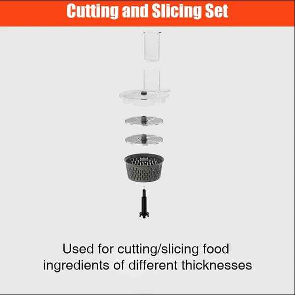 TOKT Omni Cook C2 Chef Robot Accessory Cutting and Slicing Set