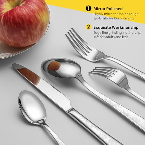 40 Piece Silverware Set (40 Count)