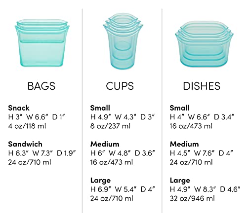 Reusable Food Storage Containers Full Set of 8 Lavender