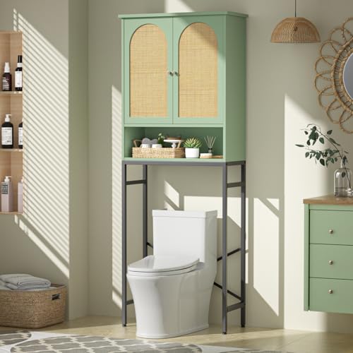 Rattan Toilet Storage Cabinet