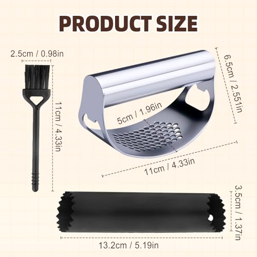 2025 Upgraded Garlic Press Stainless Steel