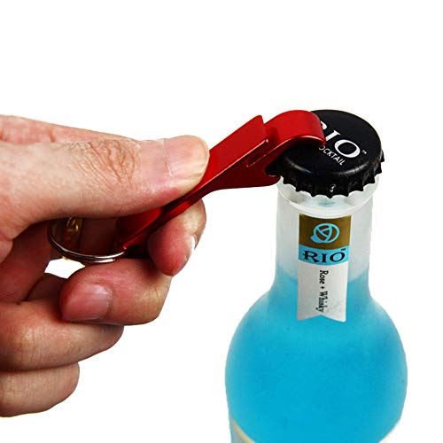 60pcs Personalized Bottle Opener Keychain Custom Aluminum Beer Bottle Opener Engraved Any Text (60 Count)