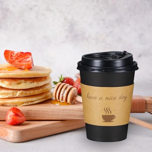 100 Pack 12 oz Coffee Cups (100 Count)