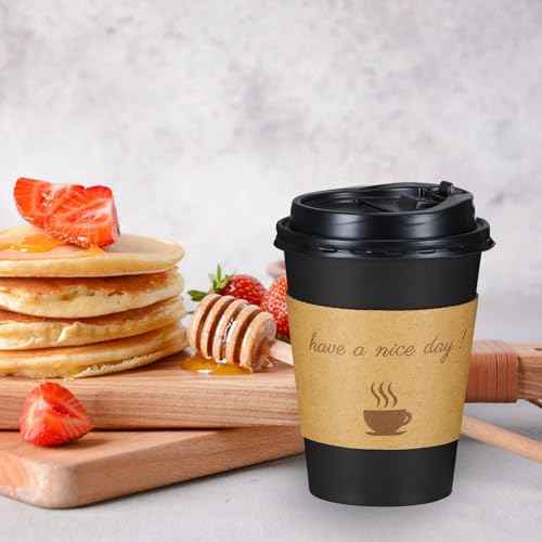 12 oz Coffee Cups 50 Pack (50 Count)