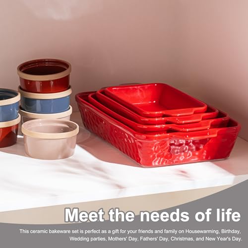 Casserole Dishes for Oven (4 Count)