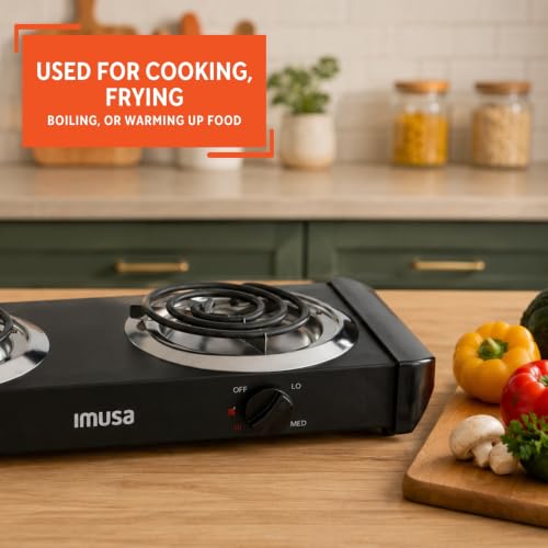 USA GAU 80306 Electric Double Burner 1750