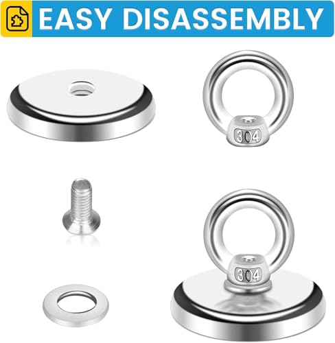 25 Pack Heavy Duty Magnetic Hooks (25 Count)
