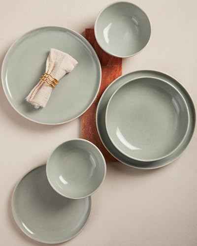 Stoneware Dinnerware Sets for 4