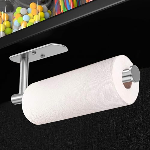 Adhesive Paper Towel Holder Under Cabinet Mount