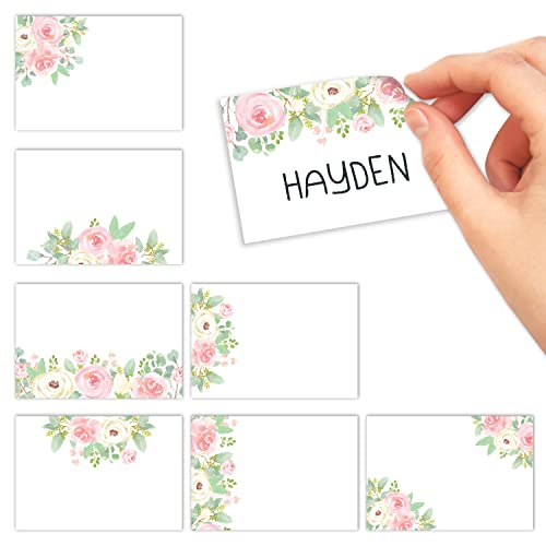 Self Adhesive Name Tags Sticker (56 Count)