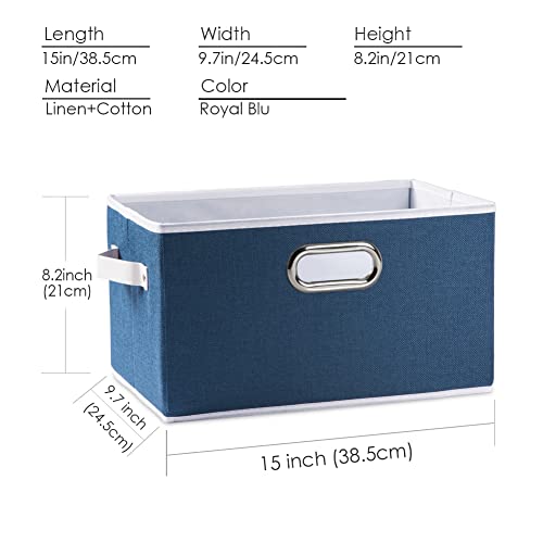Large Collapsible Storage Baskets for Closet [5 (5 Count)