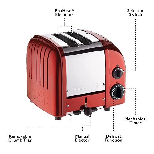 Classic 2 Slice NewGen Apple Candy Red Toaster